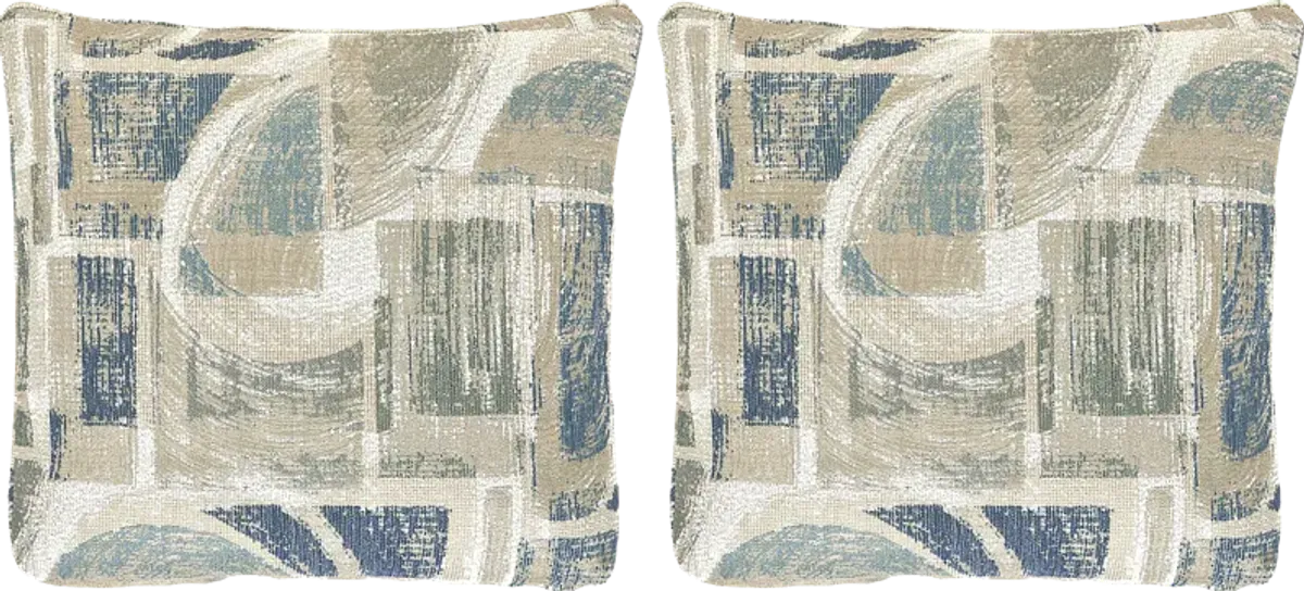 Zaybin Ocean Accent Pillow, Pair of 2