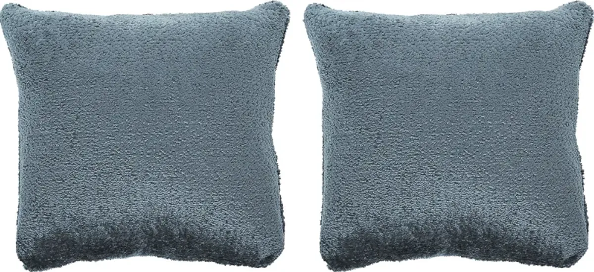 Dory Slate Blue Toss Pillows (Set of 2)