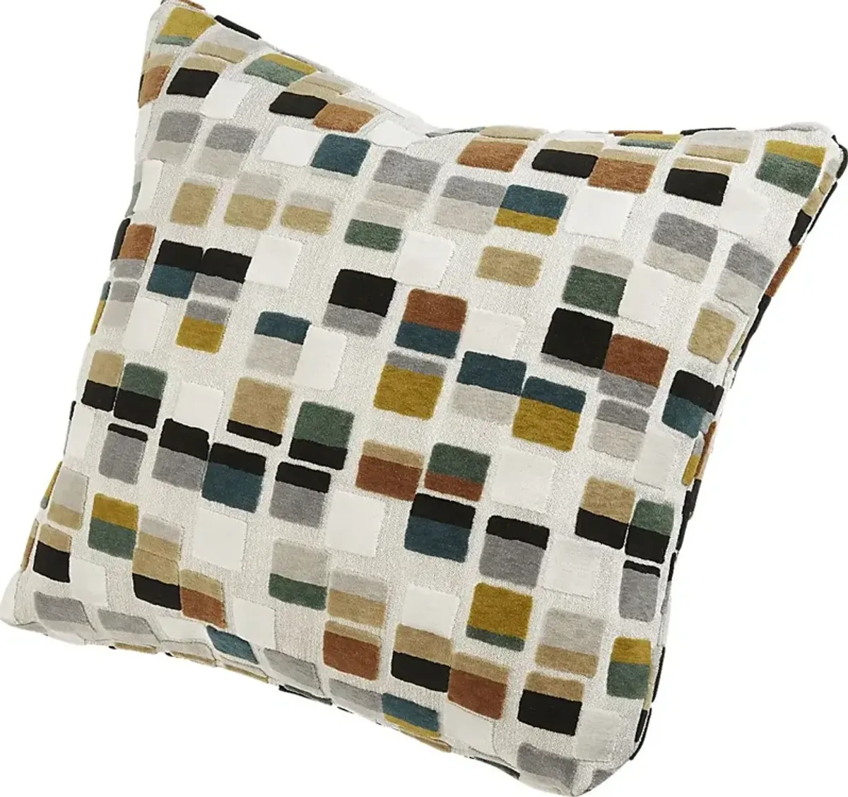 Blocks Olive Pillow, Set of Two