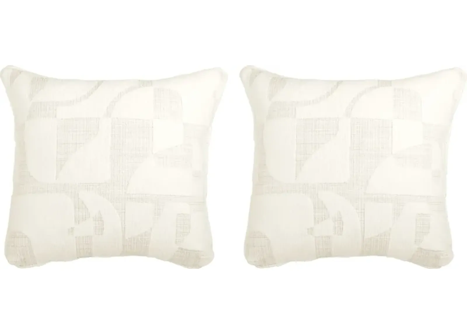 ModularThree White Pillow, Set of 2