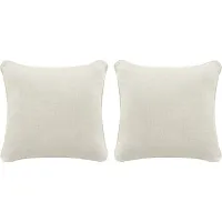 Sugar Shack Off-White Accent Pillow, Set of Two