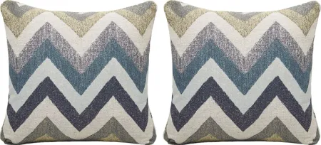 Fast Track Beach Glass Accent Pillow (Set of 2)