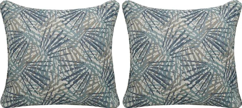 iSofa Array Blues Accent Pillows (Set of 2)