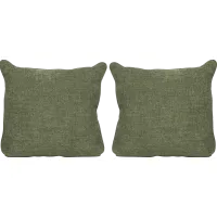 Elliot Avocado Accent Pillow, Set of Two
