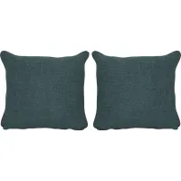 Elliot Teal Accent Pillow, Set of Two