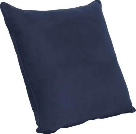 Suede Sapphire Accent Pillow (Set of 2)
