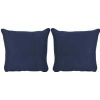 Suede Sapphire Accent Pillow (Set of 2)