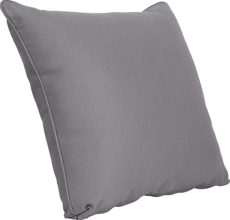 Suede Steel Accent Pillow (Set of 2)