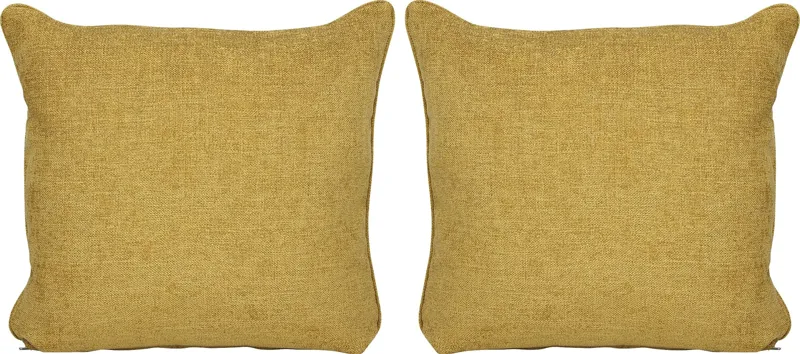 Elliot Sunflower Accent Pillow, Set of Two