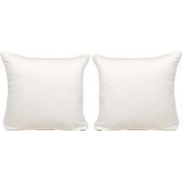 Homerun White Accent Pillow, Set of Two