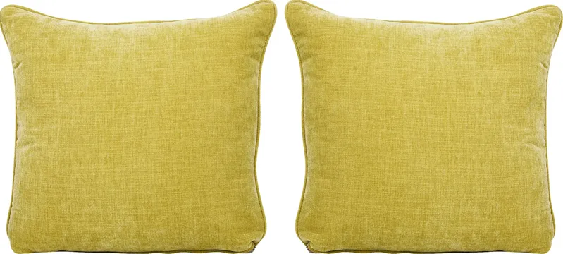 Marley Citron Accent Pillow, Set of Two