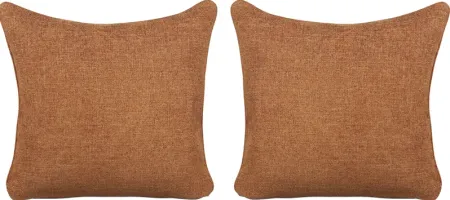 Elliot Russet Accent Pillow, Set of Two