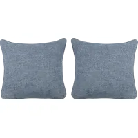 Elliot Chambray Accent Pillow, Set of Two