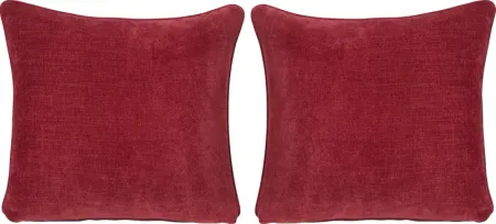 Marley Ruby Accent Pillow, Set of Two