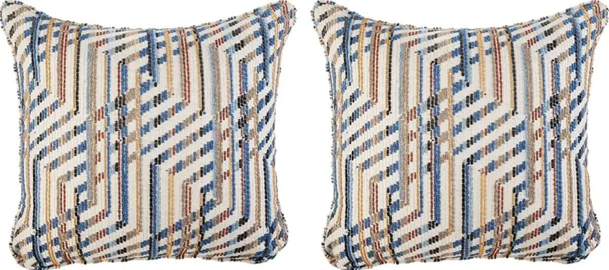 Tessell Indigo Accent Pillows (Set of 2)