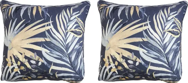 Pacific Grove Indigo Accent Pillows, Set of 2