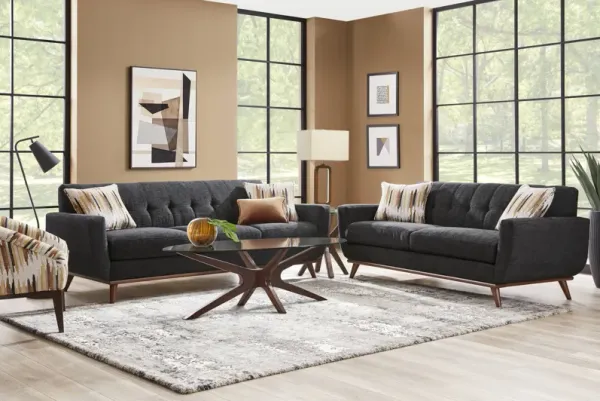 East Side Black 5 Pc Living Room
