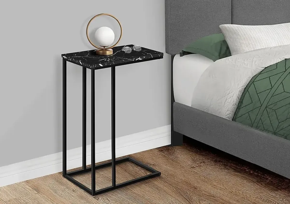 Tellstone Black Marble Cocktail Table