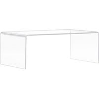Crystalview Clear Small Cocktail Table