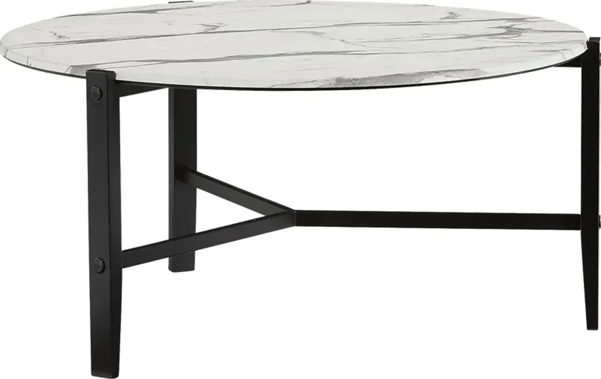 Arvol White Cocktail Table