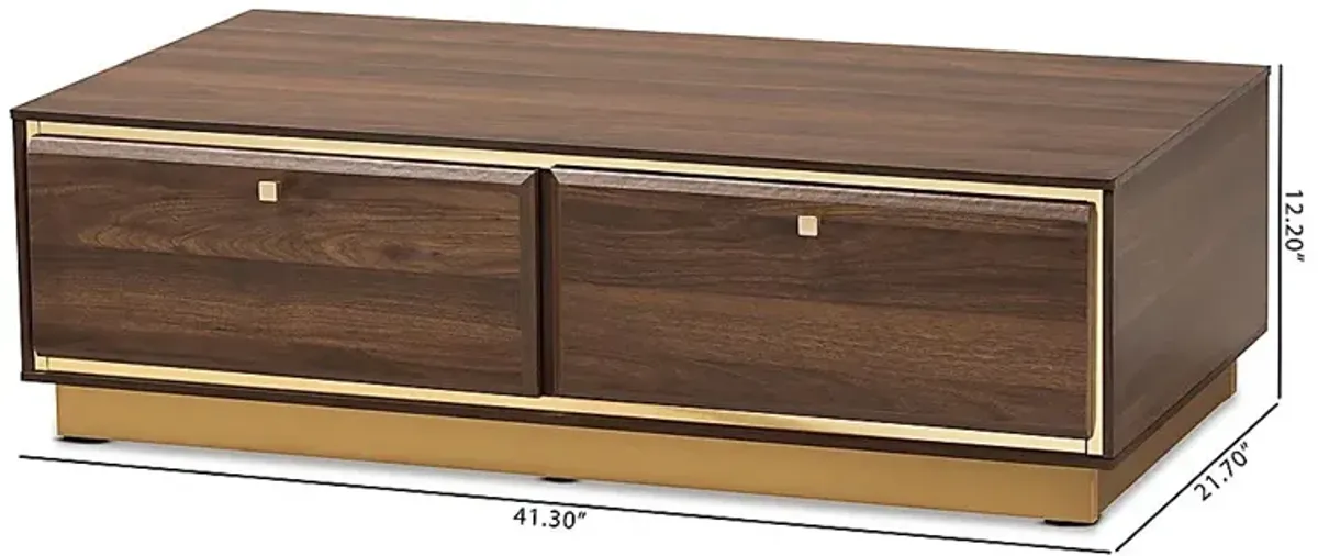 Aralena Brown Cocktail Table