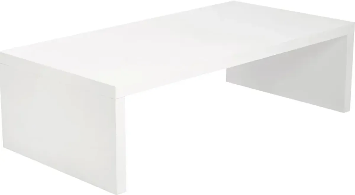 Chevae White Cocktail Table