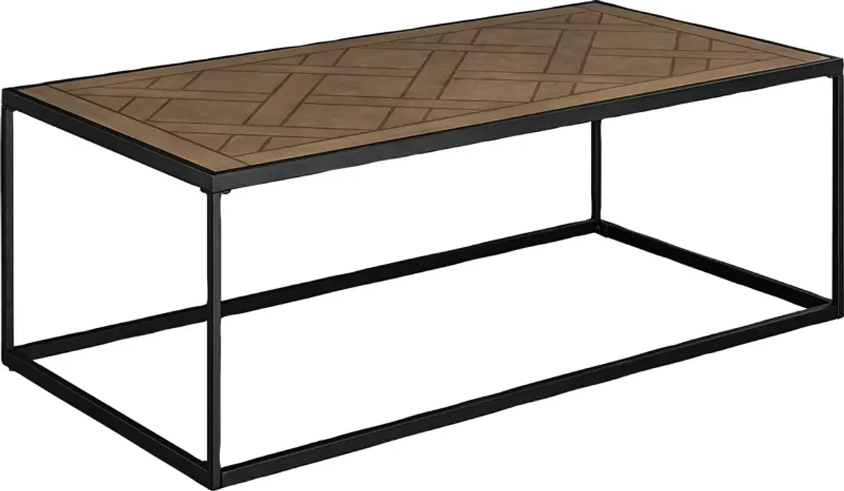 Palcia Brown Cocktail Table