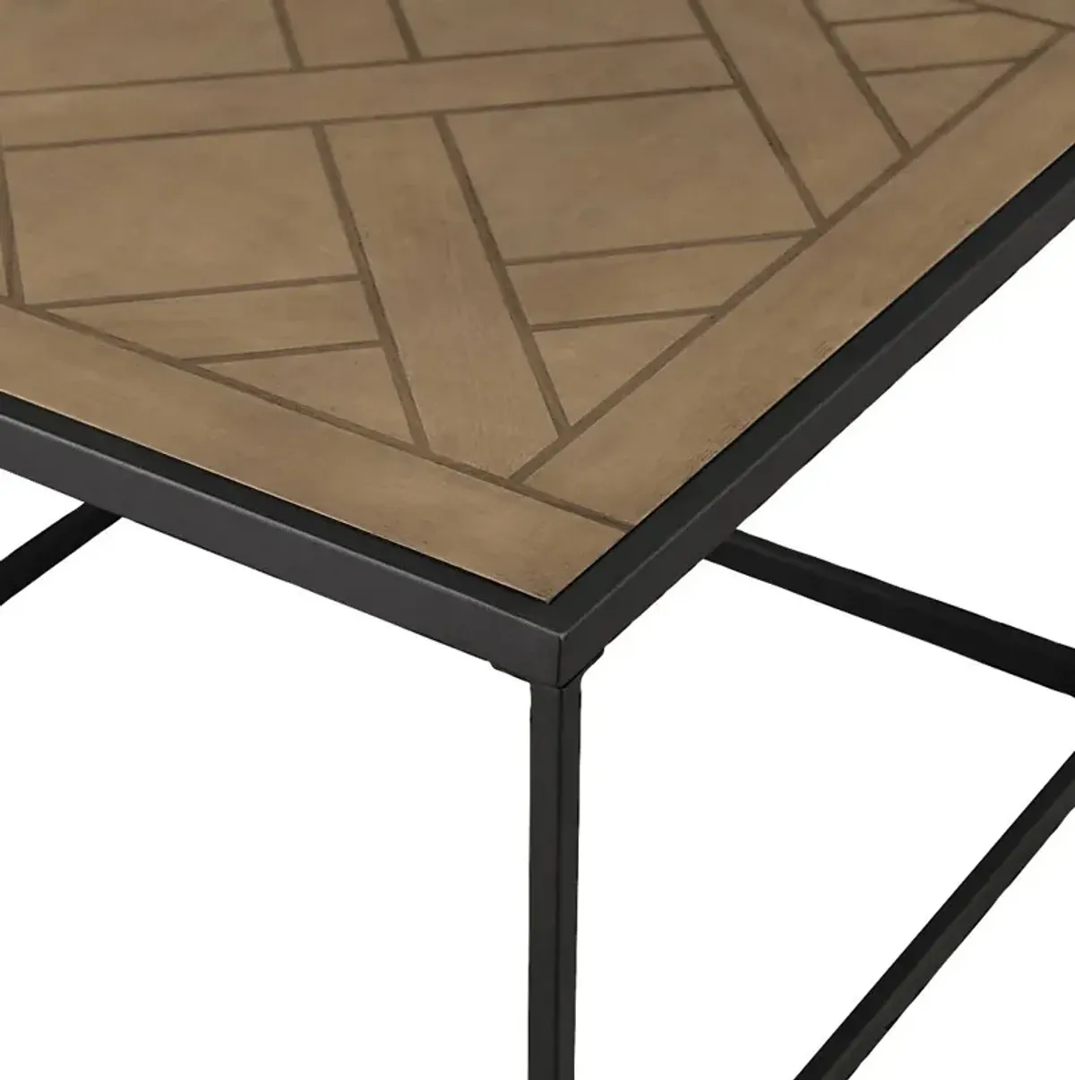 Palcia Brown Square Cocktail Table