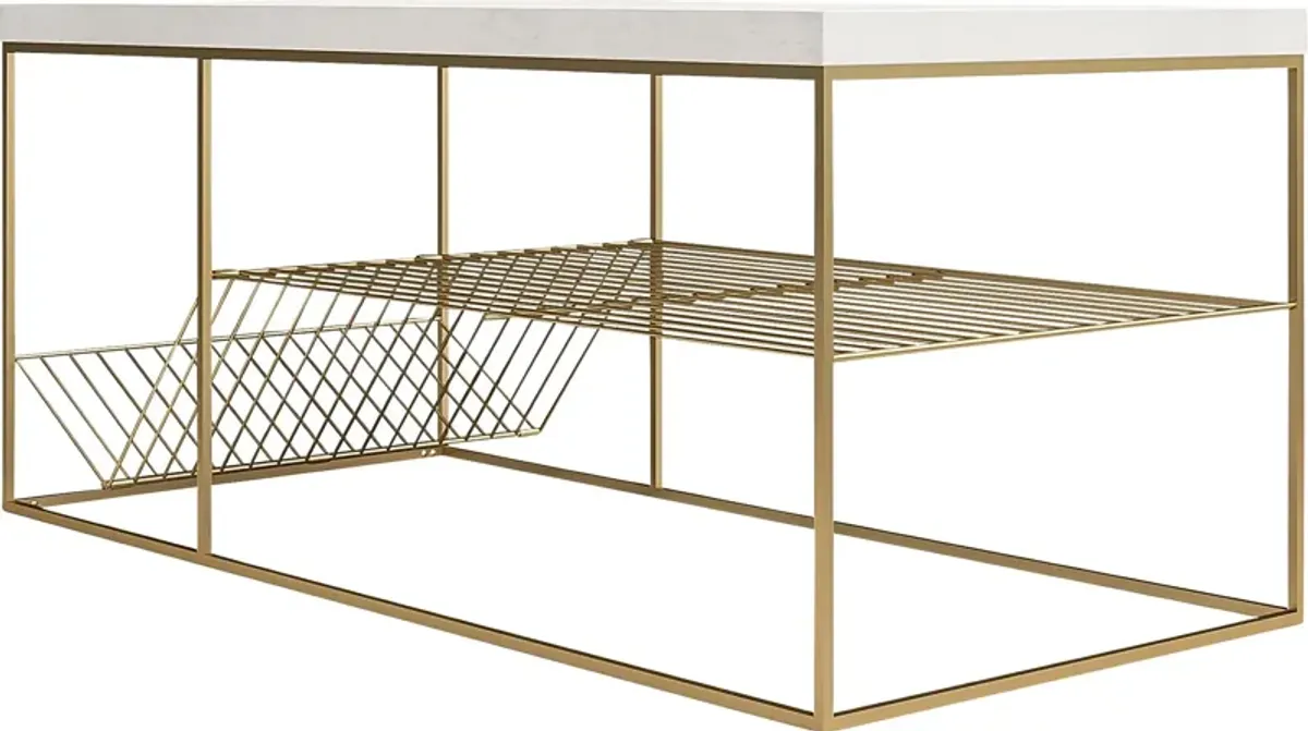 Bushey White Cocktail Table