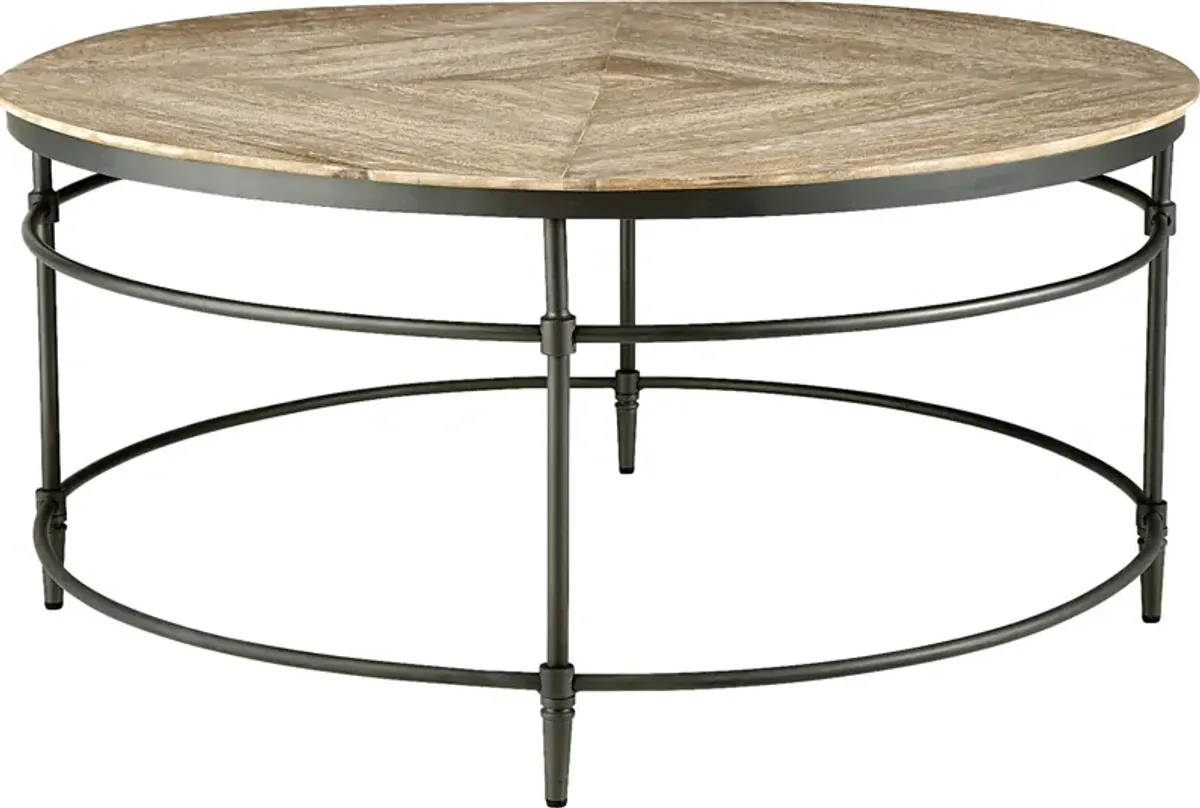 Bentnail Brown Cocktail Table