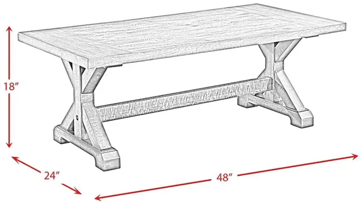 Madiley Brown Cocktail Table