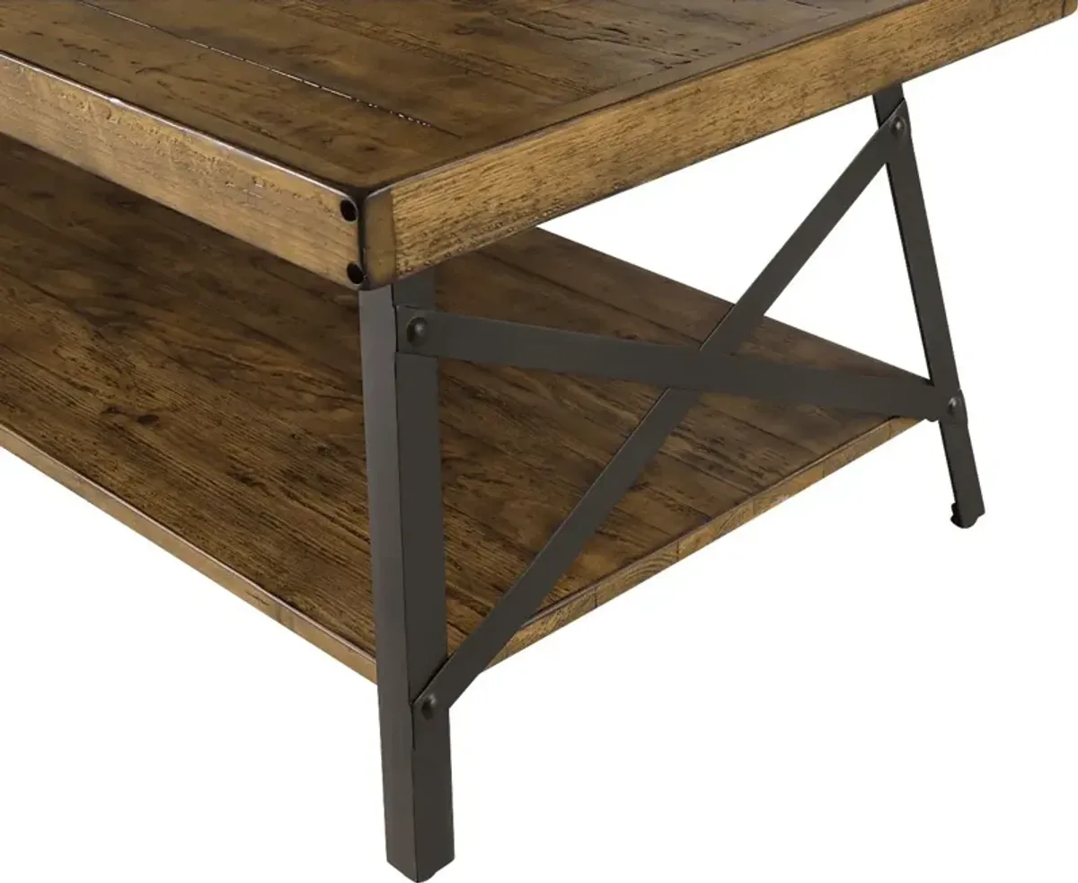 Acoma Espresso Cocktail Table