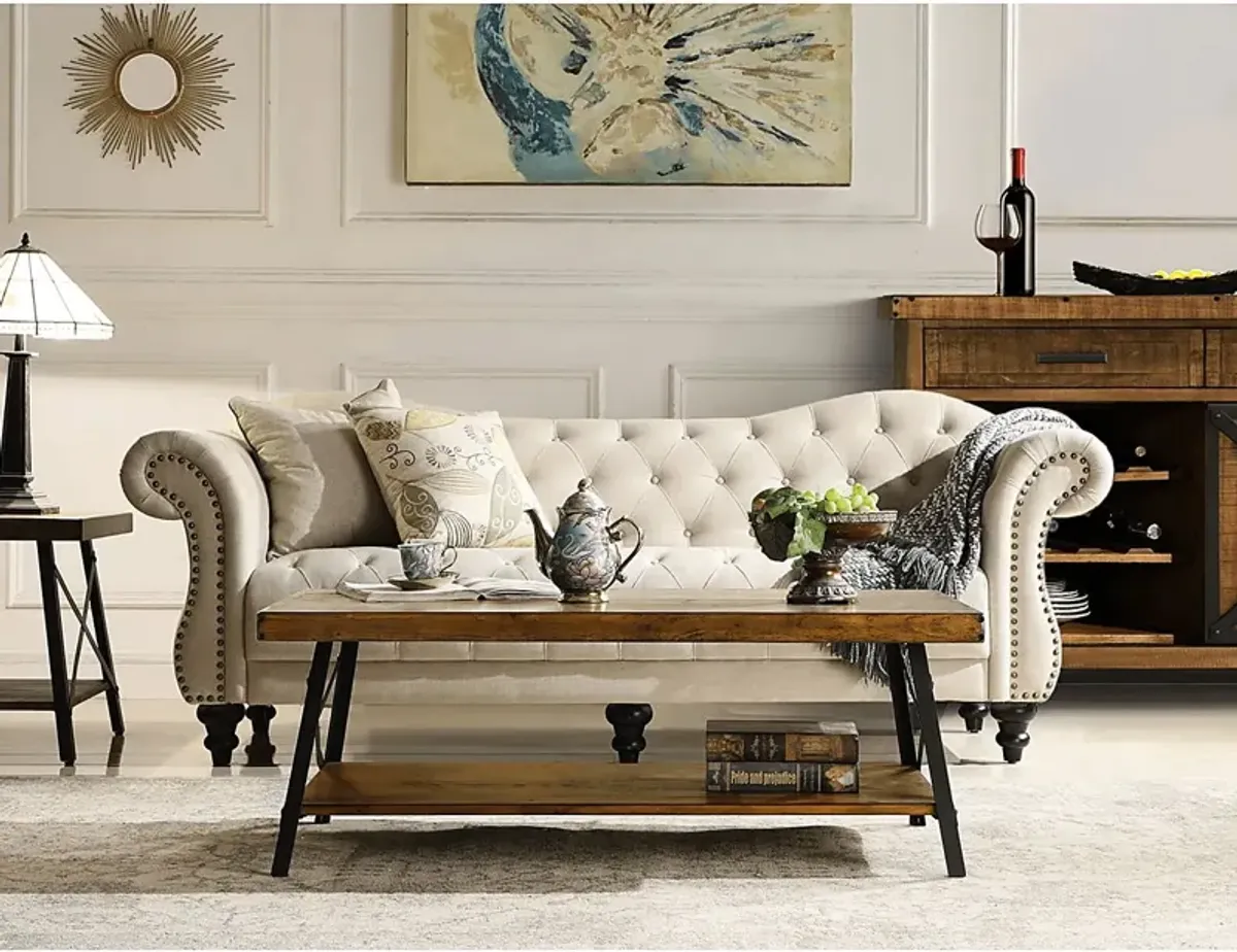 Acoma Espresso Cocktail Table