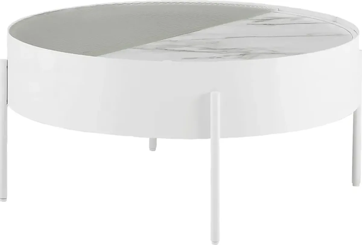 Solabell White Cocktail Table