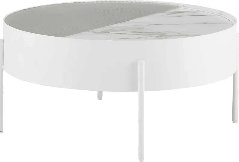 Solabell White Cocktail Table