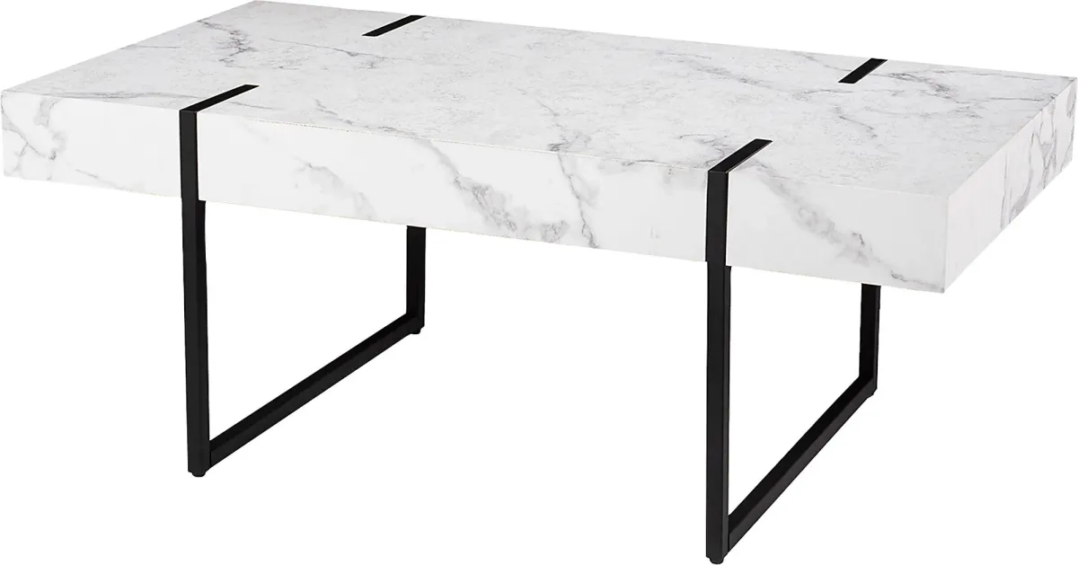 Laramice White Cocktail Table