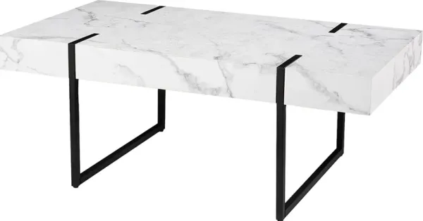 Laramice White Cocktail Table