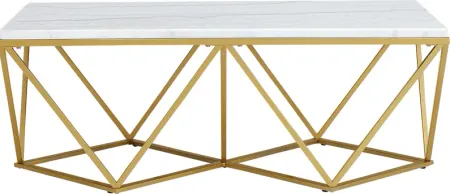 Welika Gold Cocktail Table