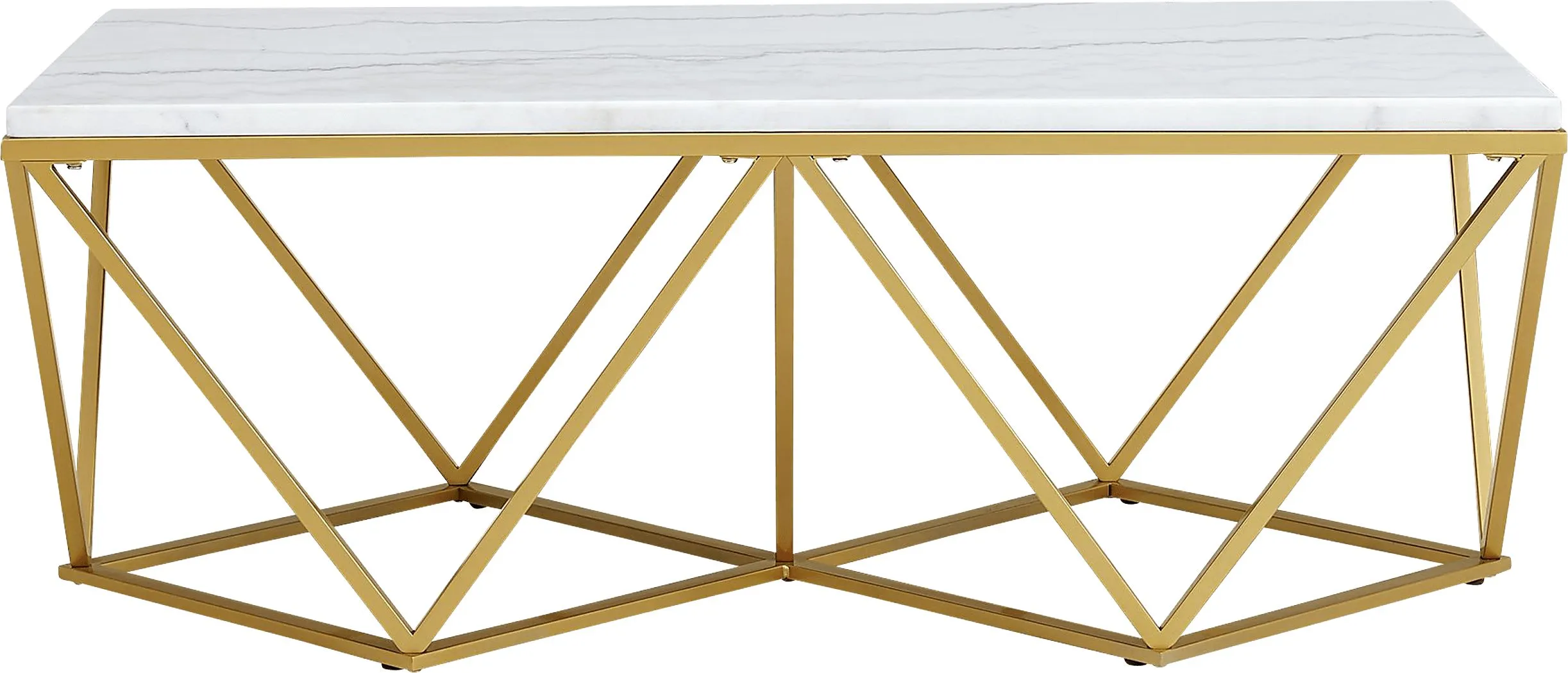 Welika Gold Cocktail Table