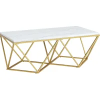 Welika Gold Cocktail Table