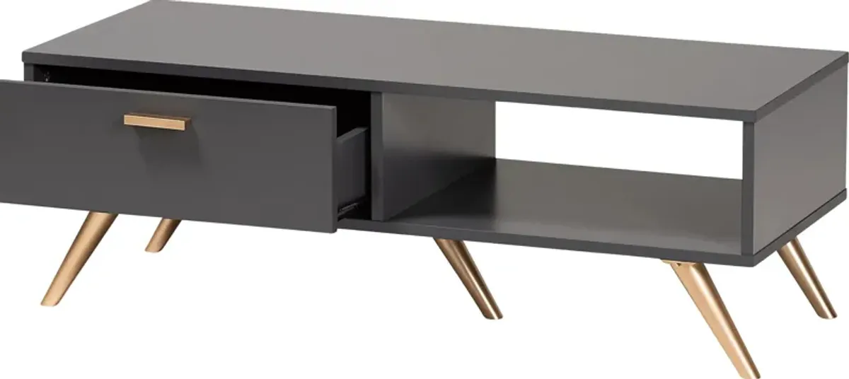 Cobblehill Dark Gray Cocktail Table