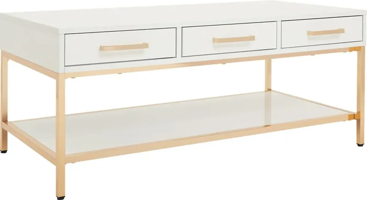 Altrissa White Cocktail Table