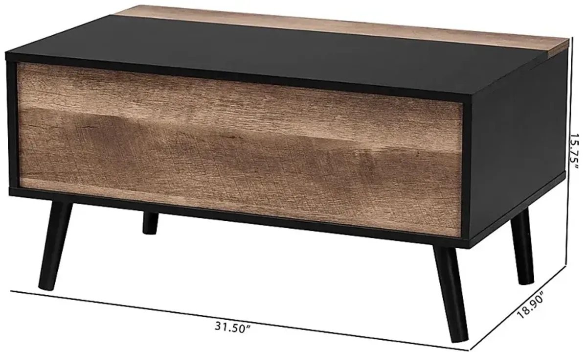 Crownover Brown Lift Top Cocktail Table