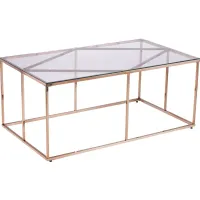 Elmway Clear Cocktail Table