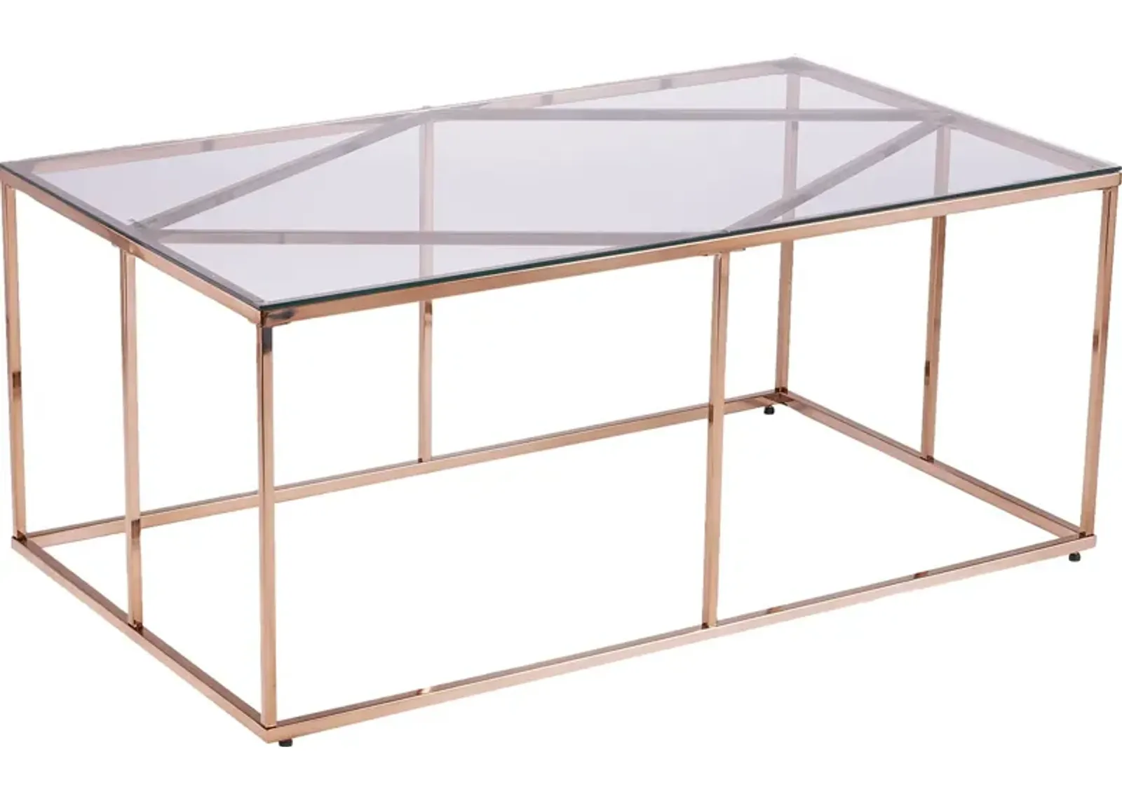 Elmway Clear Cocktail Table