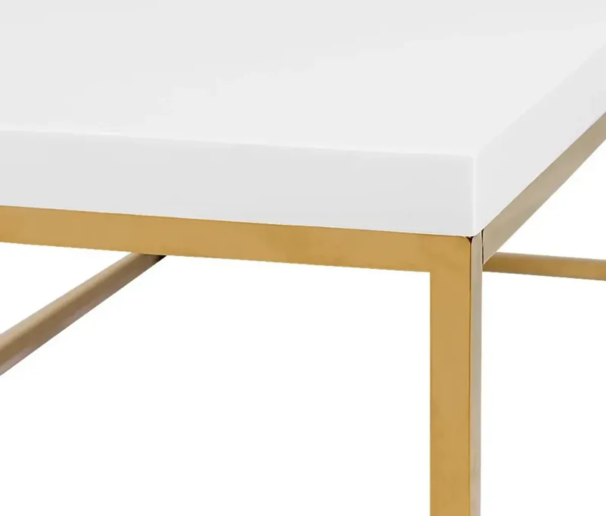 Clower White Cocktail Table