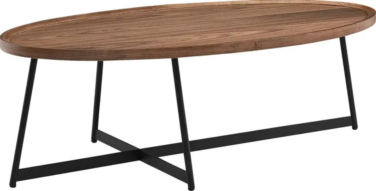 Fraust Brown Cocktail Table