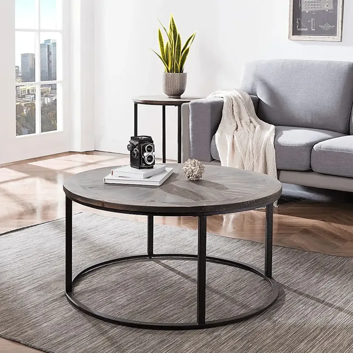 Welltown Brown Cocktail Table