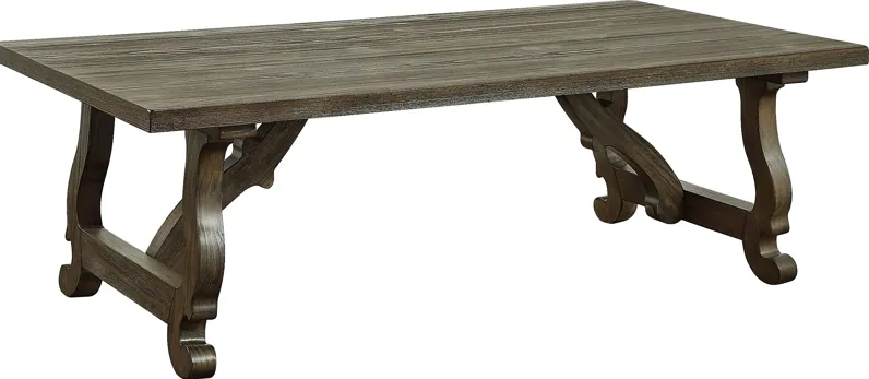 Vayview Brown Cocktail Table