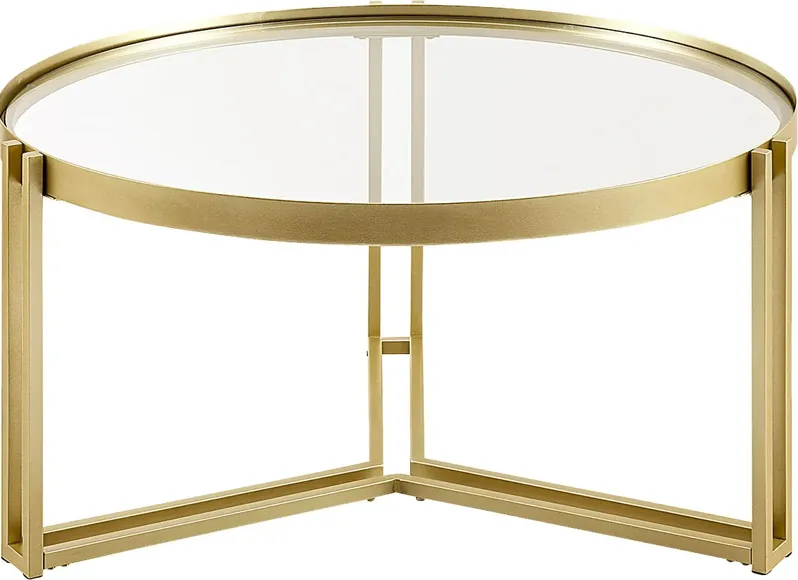 Shartle Gold Cocktail Table